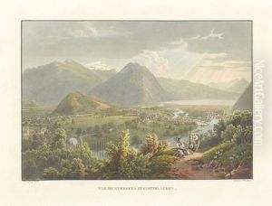 Vue D'unterseen Et D'interlacken