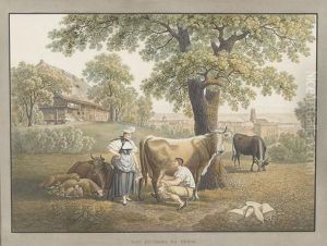 Aux Environs De Berne by Mathias Gabriel Lory