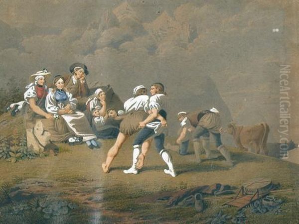 Hochzeitstanz Vor Der Schenke - view 1
