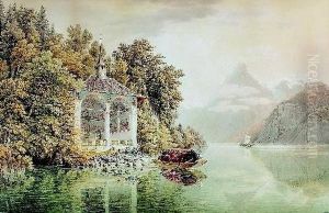 Ansicht Der Tellskapelle Am Urnersee.