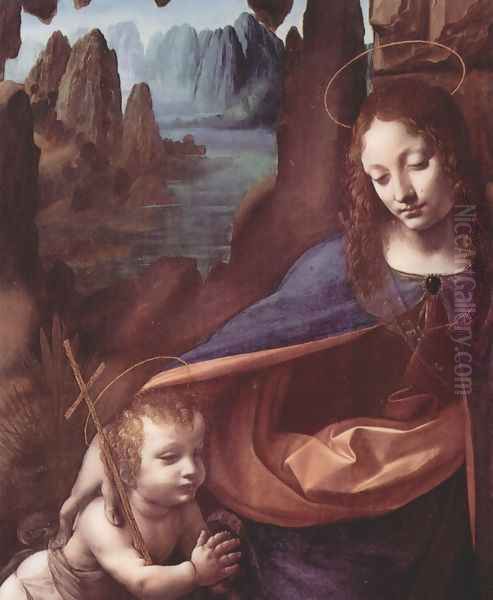 Madonna of the Rocks (detail) - view 1