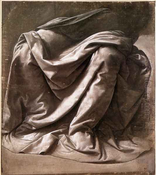 Garment Study For A Seated Figure - view 1