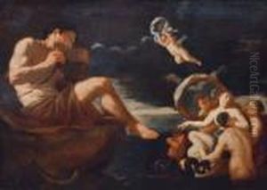 Galatea Mit Ihren Begleiterinnen Vor Polyphem