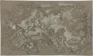 An Episode From Virgil's Aeneid:
The Harpies Attacking The Fleet Ofaeneas On The Strophades by Johann Karl Loth
