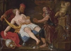 Susanna And The Elders by Johann Karl Loth