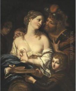 Anthony And Cleopatra by Johann Karl Loth