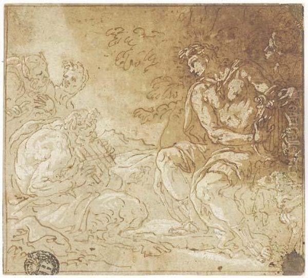Apollo And Marsyas - view 1