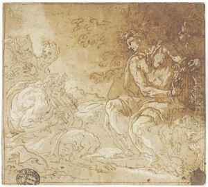 Apollo And Marsyas by Johann Karl Loth