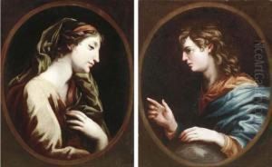 The Annunciation by Johann Karl Loth