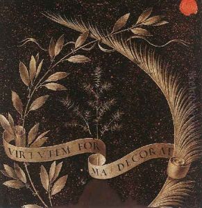 Reverse side of the portrait of Ginevra de' Benci 1474-46