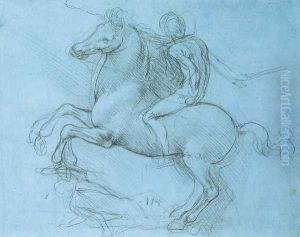 Study for the Sforza monument 1488-89