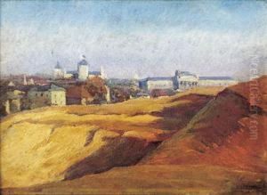 Widok Z Wolki Kolo Lwowa by Kazimierz Lotocki