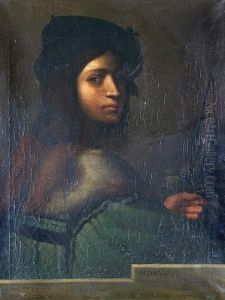 Portrait Of A Young Man With A Bow by Lorenzo Lotto