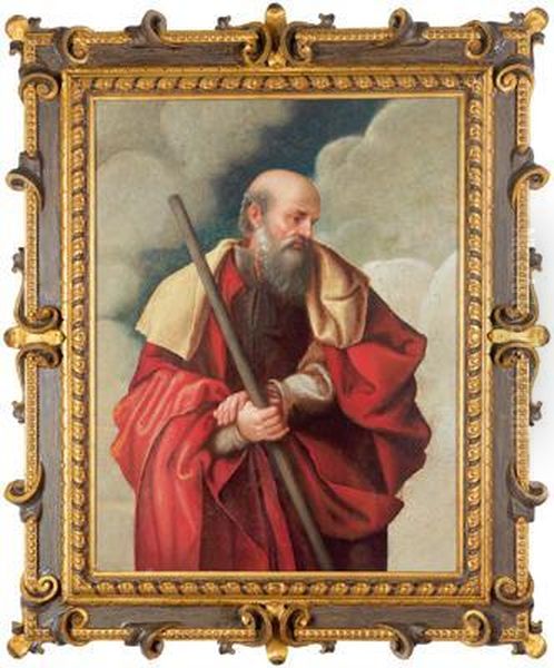 Cerchia Ritratto Di Un Santo Con Bastone - view 1