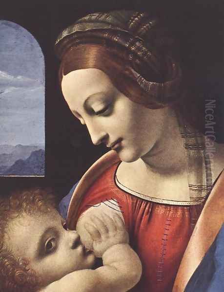 Madonna Litta (detail) c. 1490-91 - view 1