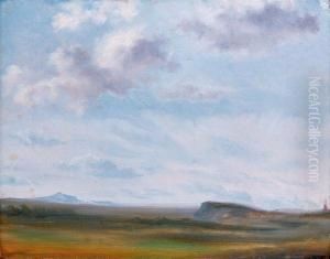 La Vallee Du Tibre by Emile Loubon