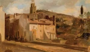 Paysage Provencal by Emile Loubon