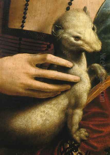 Lady with an Ermine (Detail) - view 1