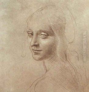 Study of an angel by Leonardo Da Vinci