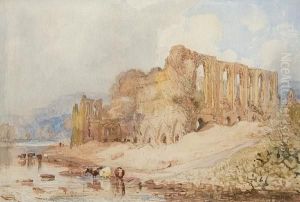 Cattle Before Easby Abbey
