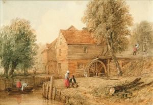 Landscape With Watermill by Thomas Lound