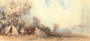 A Gypsy Camp by Thomas Lound