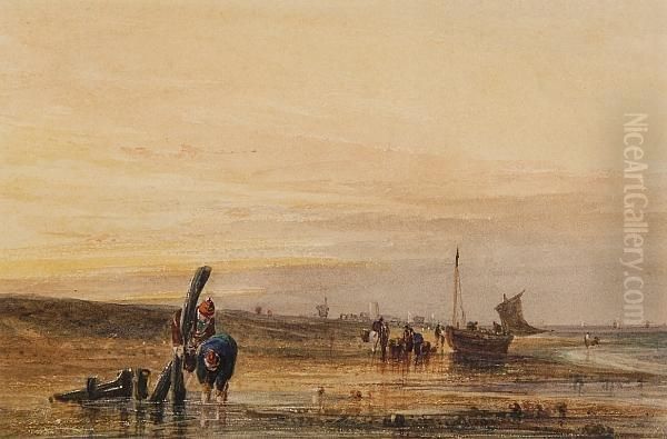Beach Scene, Evening - view 1