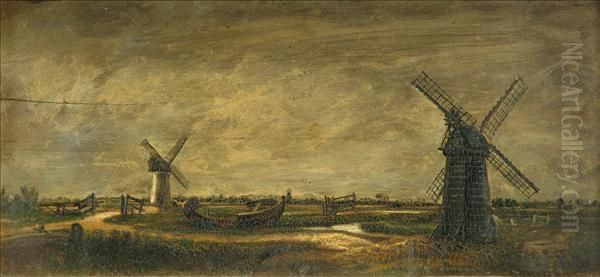 Windmills In Alandscape - view 1