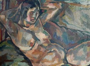 Nu Brasderriere La Tete by Maurice Albert Loutreuil