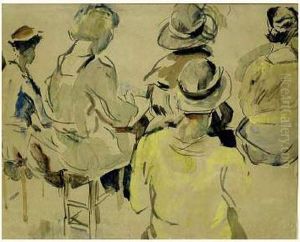Le Groupe Des Peintresses by Maurice Albert Loutreuil