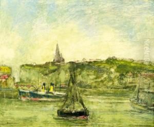 Vue De Dieppe by Maurice Louvrier
