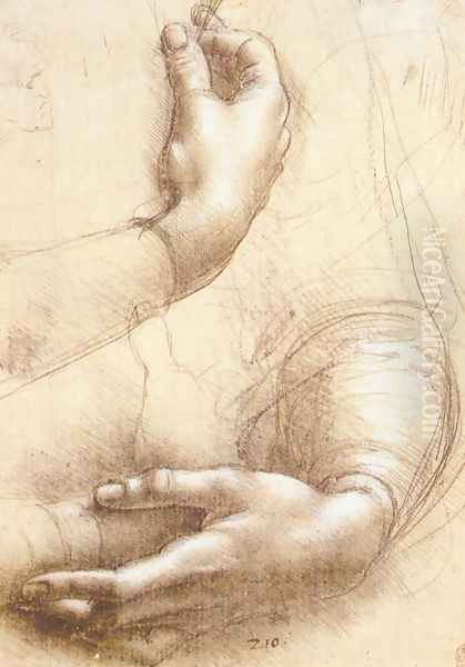 Study of hands - view 1