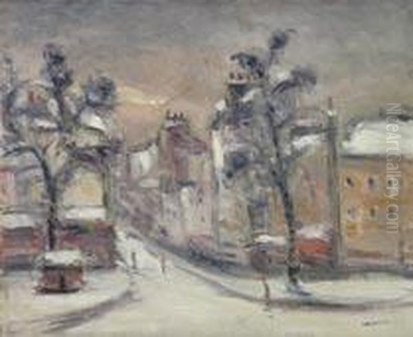 <rouen Sous La Neige>. - view 1