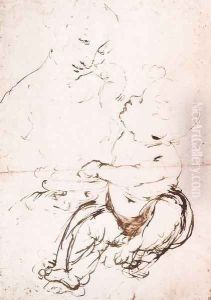 Study for the Madonna with the Fruit Bowl c. 1478 by Leonardo Da Vinci