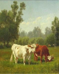 Cattle Grazing by Clinton Loveridge