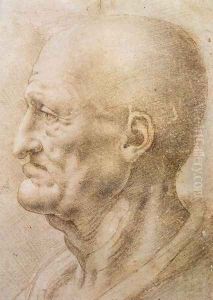 Profile Of An Old Man by Leonardo Da Vinci