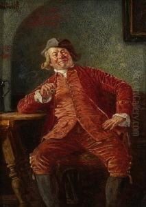Fideler Raucher. by Wilhelm Lowith