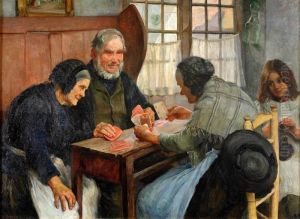La Partie De Cartes by Emma Lowstadt-Chadwick