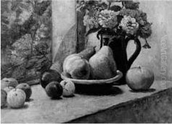 Nature Morte Aux Fruits Et Fleurs - view 1