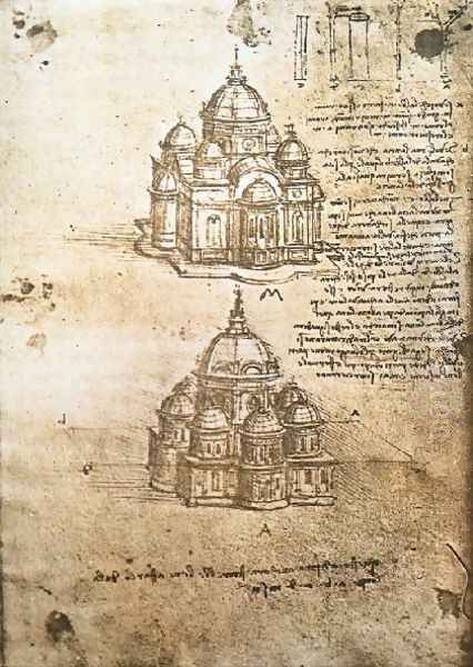 Studies Of Central Plan Buildings - view 1