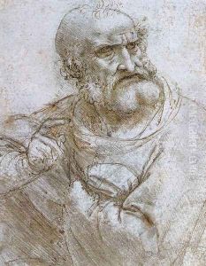 Study for the Last Supper 2 by Leonardo Da Vinci