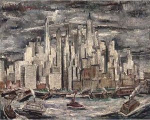 South Ferry, New York by Adriaan Lubbers