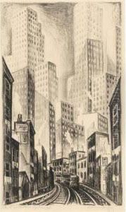 The 'l' At Chatham Square by Adriaan Lubbers