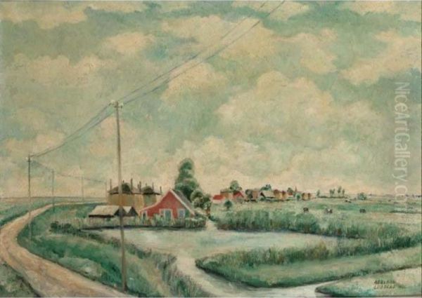 Landscape With Farmhouses - view 1