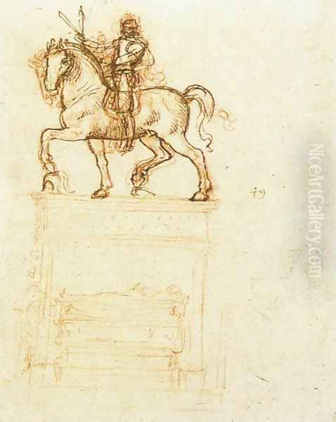 Study for the Trivulzio monument (2) 1508-12 - view 1