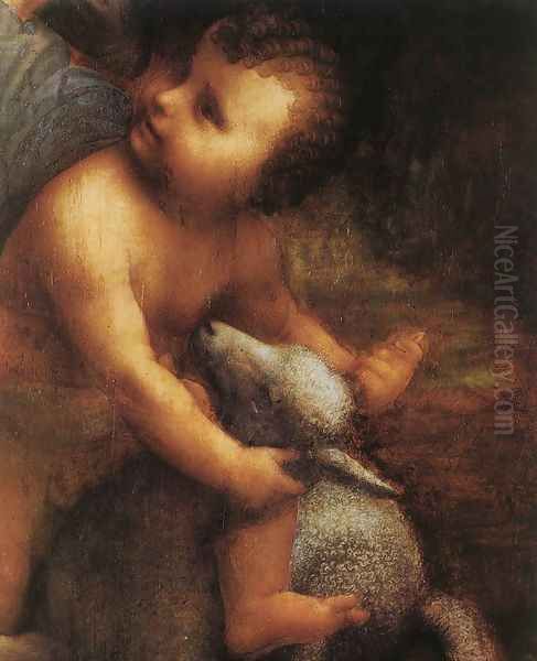 The Virgin and Child with St Anne (detail 2) c. 1510 - view 1