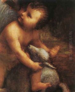 The Virgin and Child with St Anne (detail 2) c. 1510 by Leonardo Da Vinci