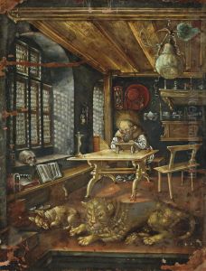 Saint Jerome Dans Son Atelier by Albert Durer Lucas