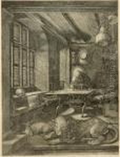 St Jerome In His Study - view 1