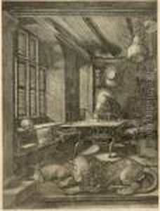 St Jerome In His Study by Albert Durer Lucas